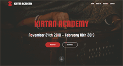 Desktop Screenshot of kirtan-academy.com