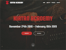 Tablet Screenshot of kirtan-academy.com